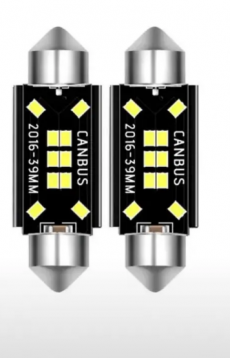 T11-10-39(12/24) NONPOLAR Лампа светодиодная 12/24V 31mm CAN 2.5W 5000K