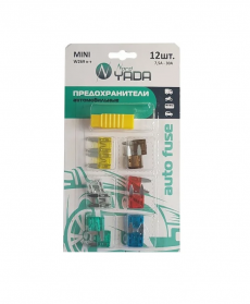 900500 Предохранитель MINI W269 к-т 12шт.в блистере с пинцетом(7,5,10,15,20,25,30 Ампер)