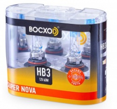 80903(C)SN-2BOX Автолампа SuperNova +100% HB3 60W 12V P20D BOCXOD (к-т 2шт.)