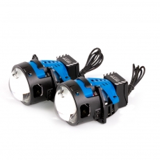Светодиодные модули ближнего дальнего света MTF Light MAXBEAM PRO 2.0 линзованные, бескорпусные, 12В, 6582Вт, 5500К, 3 дюйма, комплект.