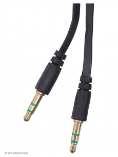 CBA70-35-10B Аудио-кабель 3,5мм черный WIIIX 1 m AUX