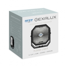 Прожектор светодиодный MTF LIGHT СЕРИЯ GEXALUX 9-32В, 60ВТ, 6500К, 4500ЛМ, шт.