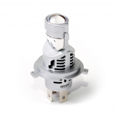 Светодиодные линзы MTF LIGHT серии MicroLENS H4/H19, 12V, 25/35W, 2500/4000lm, 6000K, к-т.