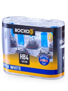 80904(C)HW-2BOX Автолампа HyperWhite HB4 5000K 51W 12V P22D BOCXOD (к-т 2шт.)