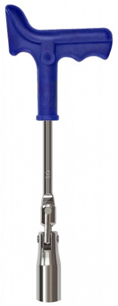 A1010 Ключ свечной шарнирный с резиновым уплотнителем, 16 мм