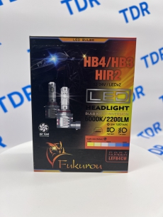 LEFB4CW FUKUROU LED HB4/HB3/HIR2 12-24V 6000K 2шт