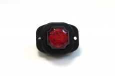 ФПГ-25 Красный светодиодный фонарь габаритный нового образца квадратный 30х30 без кронштейна