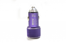 UCC-4-2-14 Зарядное устройство WIIX USB-порта(USB-A+Type-C) 2.4A фиолетовый