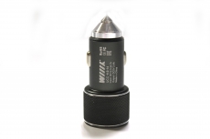 UCC-4-2-14 Зарядное устройство WIIX USB-порта(USB-A+Type-C) 2.4A серебро