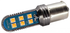 S0074-1Y 12-24V Лампа светодиодная PY21W жёлтая (2 шт.) 