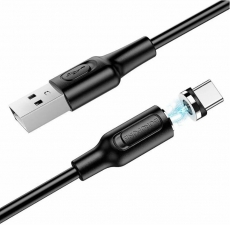 boro-x41 Магнитный кабель USB черный