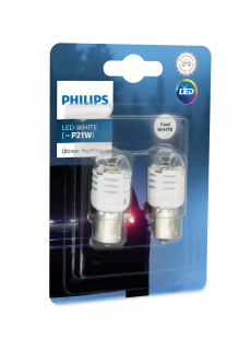 11498U30CWB2 Лампа автомобильная P21W (BA15s) White Ultinon Pro3000 LED (упаковка 2 шт) (Philips)