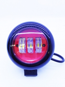 Светодиодная фара 30W (1шт.) круглая RED 59145 30W