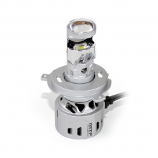 Светодиодные линзы MTF LIGHT серии MiniLENS H4/H19, 12V, 45/45W, 4500LM, 6000K, к-т.