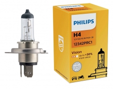 12342 PRС1 Автолампа 12V H4 P43t 60/55W Premium +30% Philips (евро)