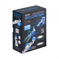 Светодиодные лампы MTF Light, серия BOOSTER H-TYPE, D3S, 42V, 35W, 4500lm, 6000K, кулер, комплект.