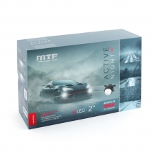 Светодиодные ПТФ линзы MTF Light серия ACTIVE NIGHT GT, 12В, птф/дал 35/40Вт, 5500К, 2,унив., 2шт.