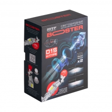 Светодиодные лампы MTF Light, серия BOOSTER H-TYPE, D1S, 85V, 35W, 4500lm, 6000K, кулер, комплект.