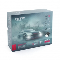 Светодиодные ПТФ линзы MTF Light серия ACTIVE NIGHT GT, 12В, птф/дал 35/40Вт, 5500К, универс 2шт.