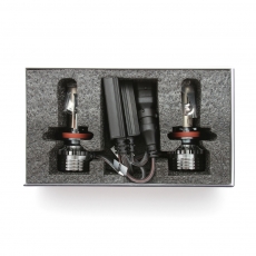 MC011K5 Светодиодные линзы MTF LIGHT серии MicroLENS H11/H8/H16, 12/24V, 55W, 6000K, 4000LM, к-т.