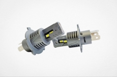 Комплект светодиодных ламп SVS H4/H19 серии Compact Light (3570CSP/3000Lm/6000K/12V/30W,кулер)