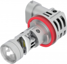 Комплект светодиодных ламп SVS H8/H9/H11серии Compact Light mini lens (3570CSP/2500Lm/6000K/12V/25W,кулер)