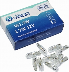 905926 Лампа W1,7W 12V Nord YADA б/ц Т7 (панель приборов)