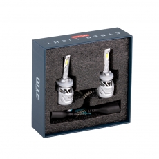 Светодиодные лампы MTF Light серия CYBER LIGHT MINI H27(880/881), 12V, 40W, 3750LM, 6000K, фен, к-т.