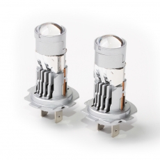 Светодиодные линзы MTF LIGHT серии MicroLENS H7/H18, 12V, 25W, 2500lm, 6000K, к-т.