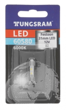 60580BL1 Лампа автомобильная LED 31 6000K 0,7W 12V (01B) TUNGSRAM