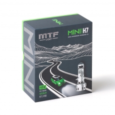 MLH7K5 Светодиодные линзы MTF LIGHT серии MINILENS H7, 12/24V, 55W, 6000K, 4000lm, комплект.