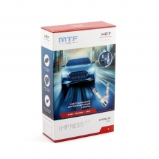 Светодиодные лампы MTF Light серия IMPRESS H27(880/881), 12V, 24W, 2100LM, 6000K, (шт. разм.), к-т.