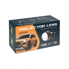 Светодиодные BiLED модули TECHNIK DIVISION, линзованные, бескорпусные, 12В, 45Вт, 6000К, 2.5 дюйма, комплект. Арт.: TD25K5