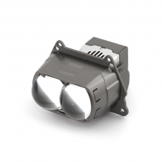 Светодиод модули ближ/дал света MTF LIGHT серия QUADRIX SLIM, 2 линзы, 12V, 70W, 4750LM, 6000К, к-т.