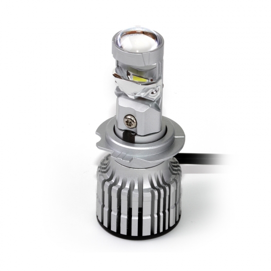 Светодиодные линзы MTF LIGHT серии MiniLENS PRO H7/Н18, 12/24V, 55W, 6000K, 4000LM, 2шт.