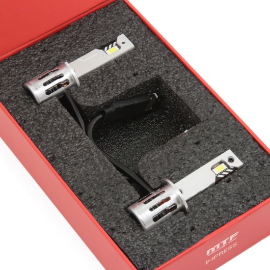 Светодиодные лампы MTF Light серия IMPRESS, H1, 12V, 21W, 2100LM, 6000K,(размер штатн. лампы), к-кт.