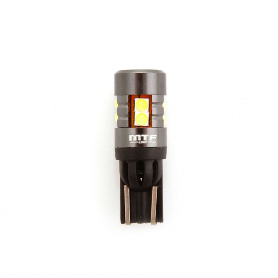 Светодиодные лампы MTF LIGHT подсветка W5W(T10)/W16W(Т15), 12В, 2.4Вт, 330lm, 6000К бел. свет,2шт.