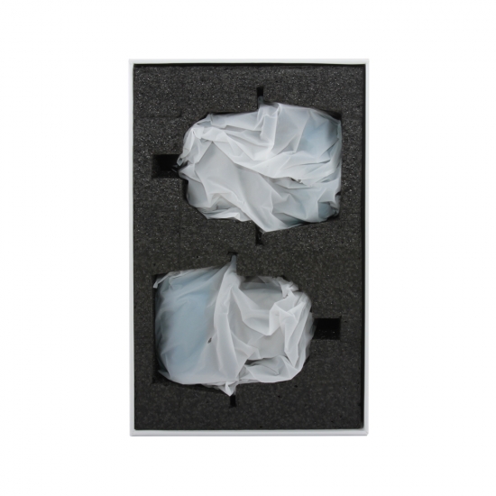 Светодиод модули ближ/дал света MTF LIGHT серия QUADRIX SLIM, 2 линзы, 12V, 70W, 4750LM, 6000К, к-т.